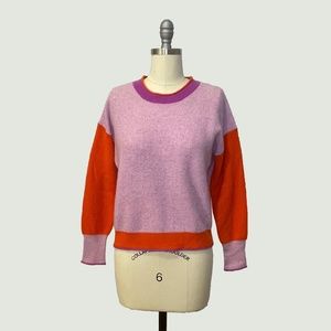 Maeve - Colorblocked Cashmere Sweater - Anthropologie - NWOT